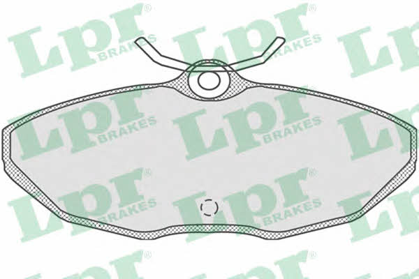 LPR 05P854 Brake Pad Set, disc brake 05P854