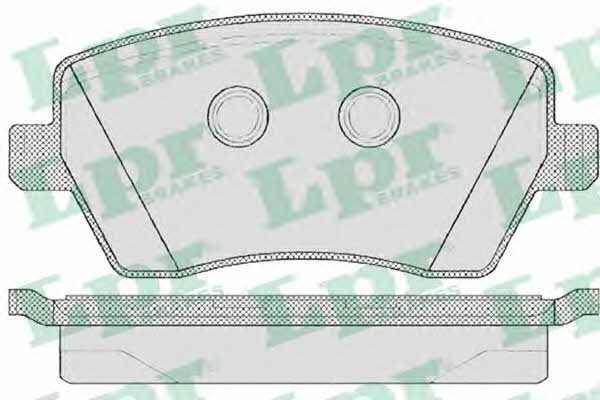 LPR 05P867 Brake Pad Set, disc brake 05P867