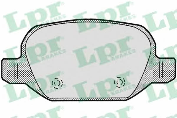 LPR 05P871 Brake Pad Set, disc brake 05P871