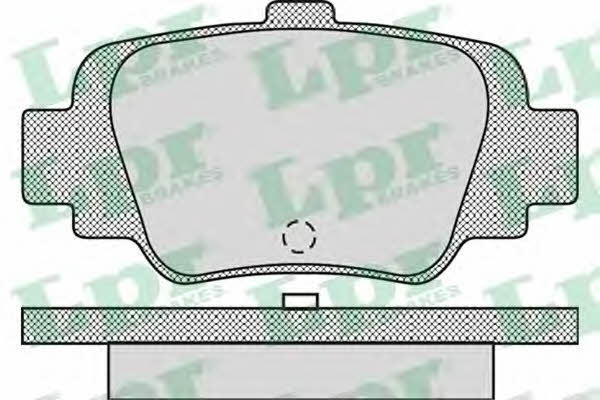 LPR 05P874 Brake Pad Set, disc brake 05P874