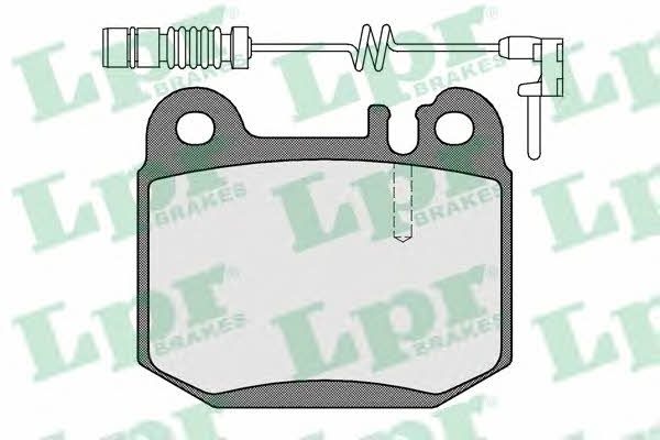 LPR 05P901A Brake Pad Set, disc brake 05P901A