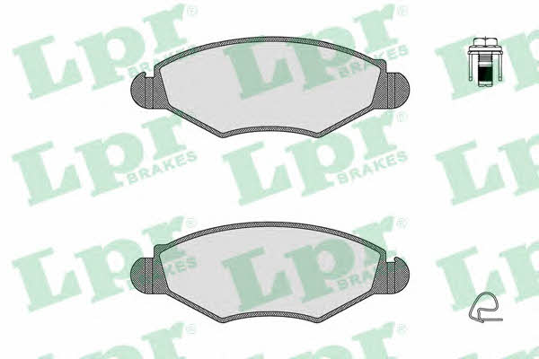 LPR 05P903 Brake Pad Set, disc brake 05P903