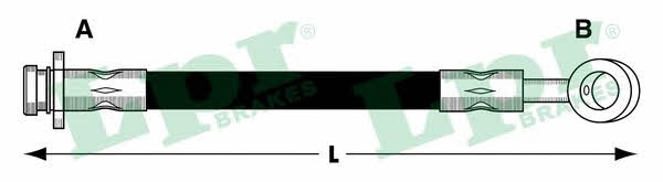 LPR 6T47289 Brake Hose 6T47289