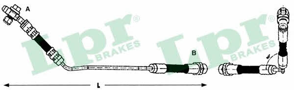 Flexible brake hose Mazda Tribute: 6T47861 LPR Brake Hose