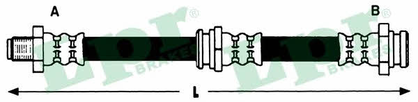 Flexible brake hose Suzuki: 6T48071 LPR Brake Hose