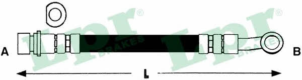 Flexible brake hose Honda: 6T48141 LPR Brake Hose