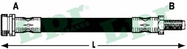 LPR 6T48269 Brake Hose 6T48269 6T48269 LPR Brake Hose