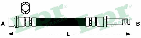 Flexible brake hose Volvo C30: 6T48484 LPR Brake Hose