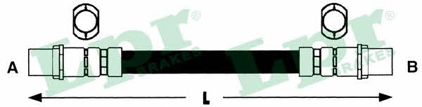 LPR 6T46267 Brake Hose 6T46267 6T46267 LPR Brake Hose