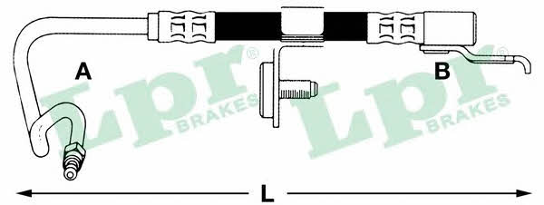 LPR 6T46560 Brake Hose 6T46560