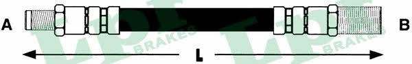 Flexible brake line Iveco Daily: 6T46812 LPR Brake Hose