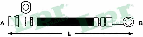 Flexible brake hose Suzuki Samurai: 6T46841 LPR Brake Hose