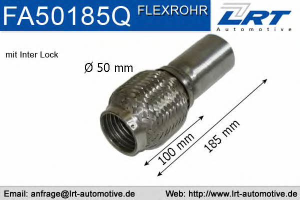 LRT Fleck FA50185Q Corrugated pipe FA50185Q
