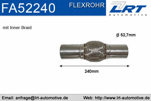LRT Fleck FA52240 Corrugated pipe FA52240