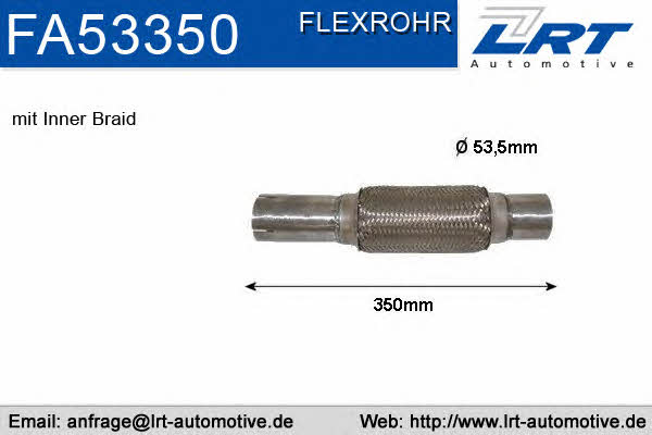 LRT Fleck FA53350 Corrugated pipe FA53350
