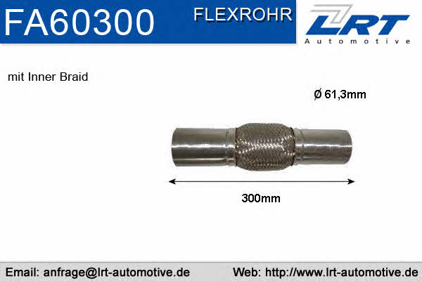 LRT Fleck FA60300 Corrugated pipe FA60300