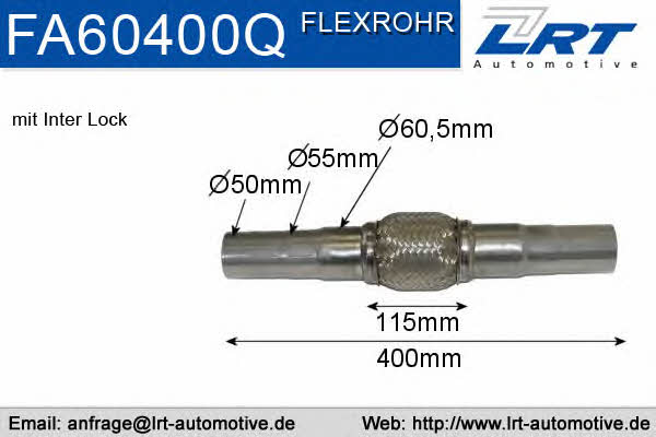 LRT Fleck FA60400Q Corrugated pipe FA60400Q