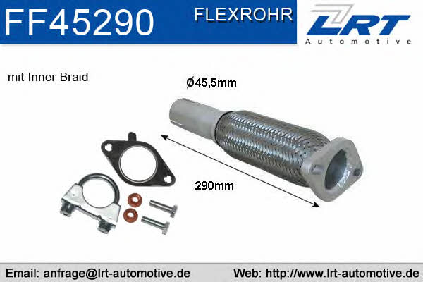 LRT Fleck FF45290 Corrugated pipe FF45290