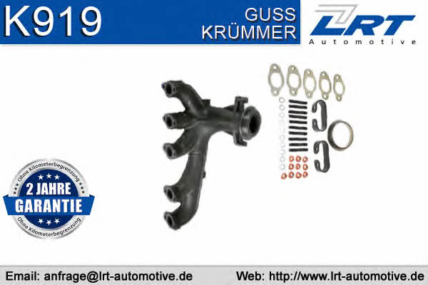 K919 LRT Fleck Exhaust manifold