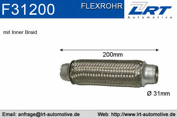 LRT Fleck F31200 Corrugated pipe F31200