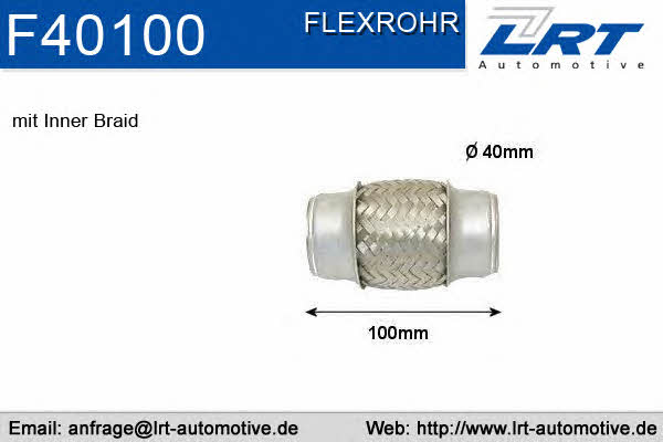 LRT Fleck F40100 Corrugated pipe F40100