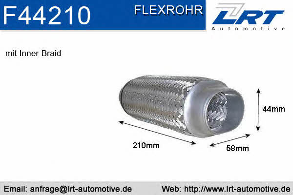 LRT Fleck F44210 Corrugated pipe F44210