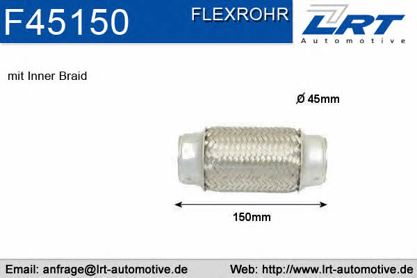 LRT Fleck F45150 Corrugated pipe F45150