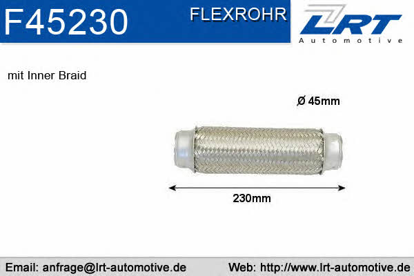 LRT Fleck F45230 Corrugated pipe F45230