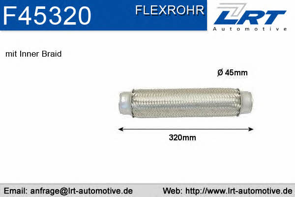 LRT Fleck F45320 Corrugated pipe F45320
