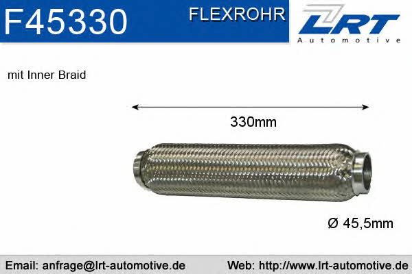 LRT Fleck F45330Q Corrugated pipe F45330Q