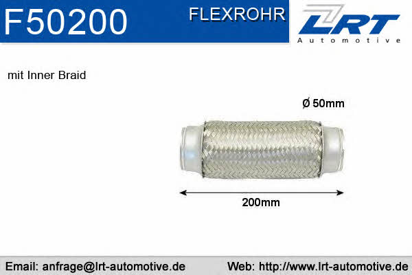 LRT Fleck F50200 Corrugated pipe F50200