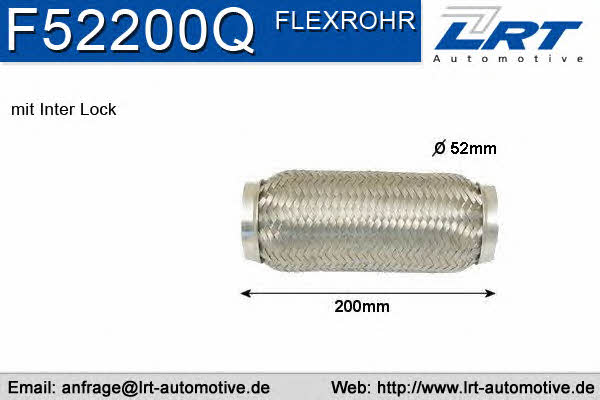 LRT Fleck F52200Q Corrugated pipe F52200Q
