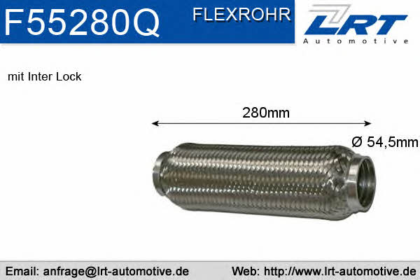LRT Fleck F55280Q Corrugated pipe F55280Q