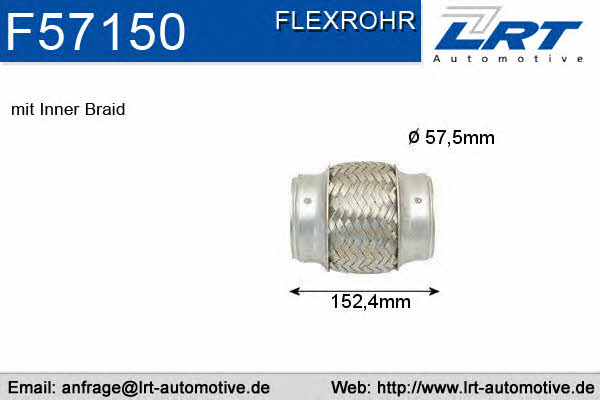 LRT Fleck F57150 Corrugated pipe F57150