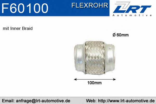 LRT Fleck F60100 Corrugated pipe F60100