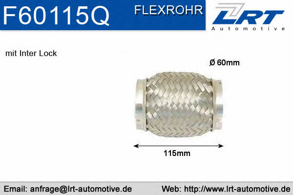 LRT Fleck F60115Q Corrugated pipe F60115Q