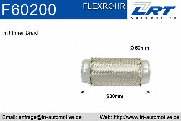 LRT Fleck F60200 Corrugated pipe F60200