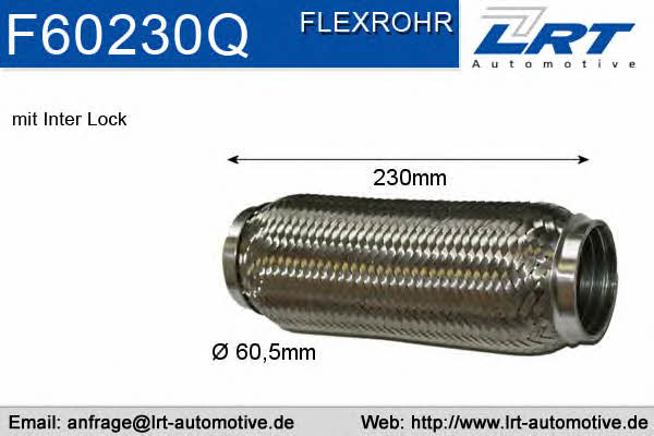 LRT Fleck F60230Q Corrugated pipe F60230Q