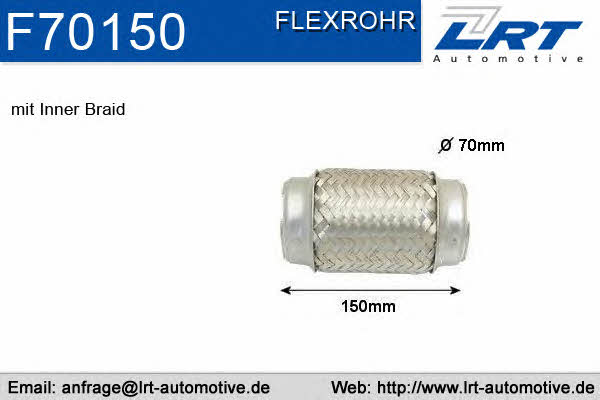 LRT Fleck F70150 Corrugated pipe F70150