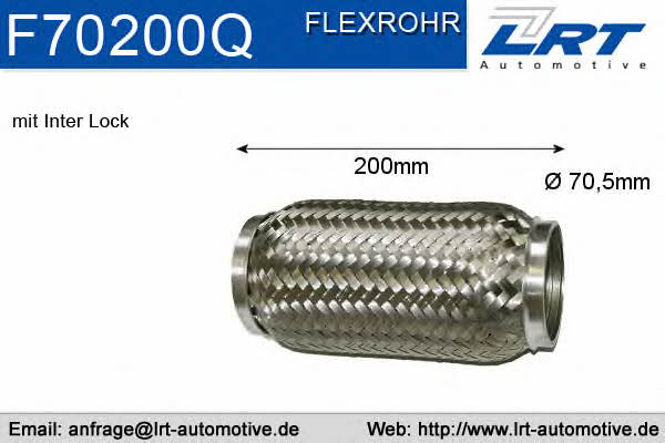 LRT Fleck F70200Q Corrugated pipe F70200Q