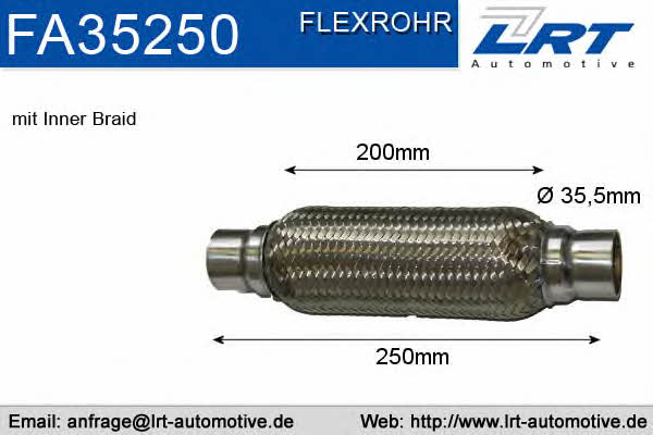 LRT Fleck FA35250 Corrugated pipe FA35250