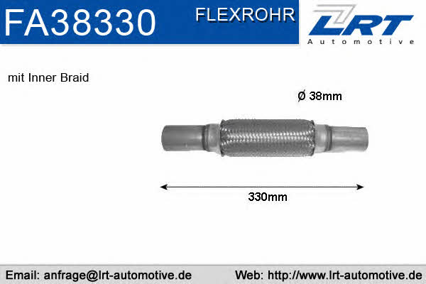 LRT Fleck FA38330 Corrugated pipe FA38330