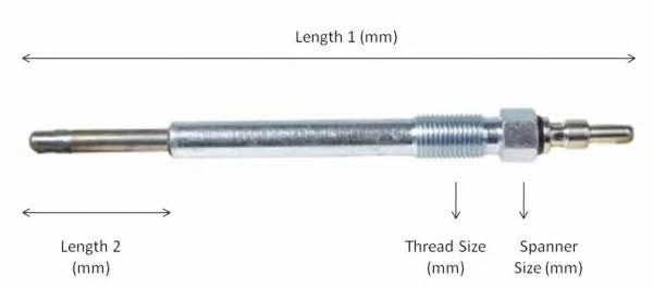 Lucas diesel LP004 Glow plug LP004