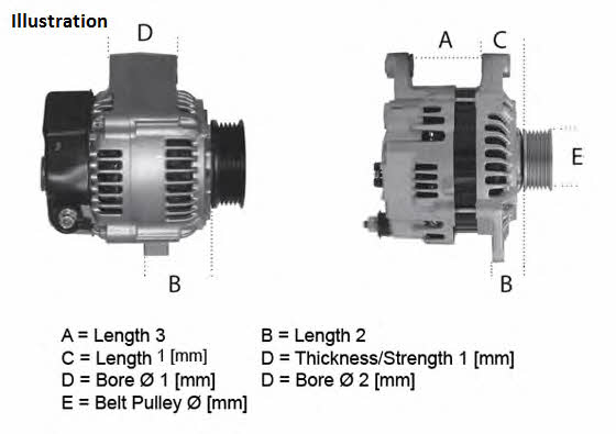 Alternator Lucas Electrical LRA00517