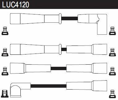 Lucas Electrical LUC4120 Ignition cable kit LUC4120