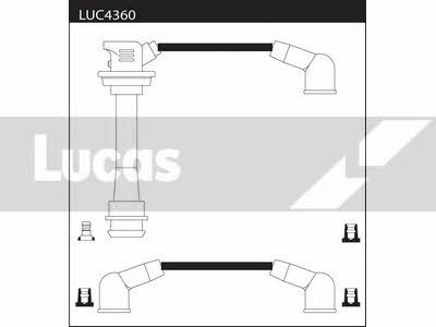 Lucas Electrical LUC4360 Ignition cable kit LUC4360