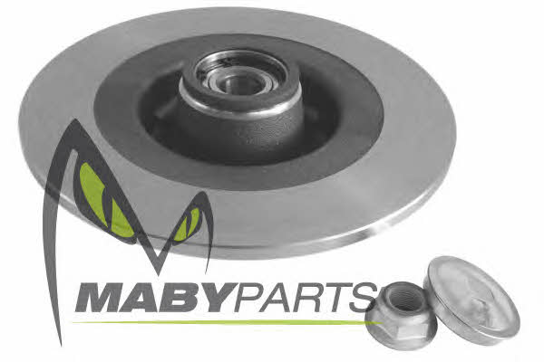 Maby Parts OBD313004 Rear brake disc, non-ventilated OBD313004