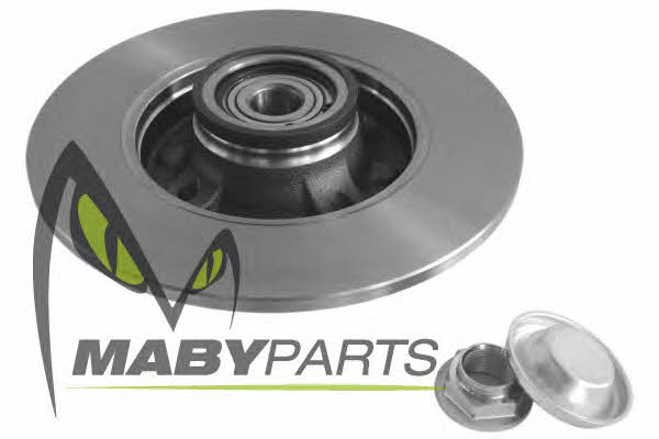 Maby Parts OBD313008 Rear brake disc, non-ventilated OBD313008