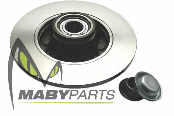 Maby Parts OBD313011 Rear brake disc, non-ventilated OBD313011