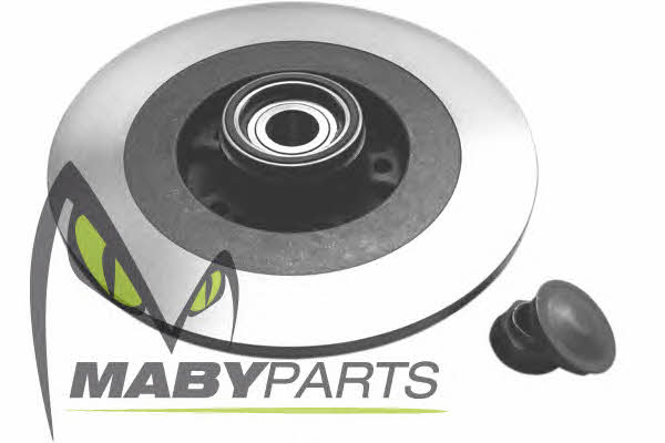 Maby Parts OBD313012 Rear brake disc, non-ventilated OBD313012